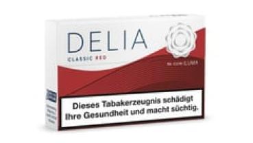 10 x IQOS ILUMA Delia Classic Red (Inhalt/Schachtel 20 Stück)