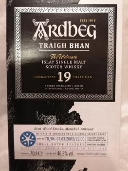Ardbeg Traigh Bhan 19 Jahre