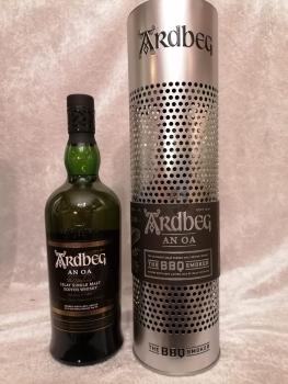 Ardbeg An Oa 46,6% im BBQ Smoker Set