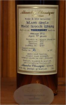 Alambic Classique - Rare + Old Tobermory 39J 49.9%