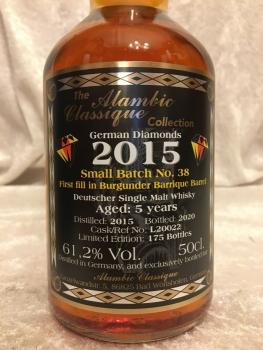 Alambic Classique - German Diamonds Batch 38 2015 5J 61.2%