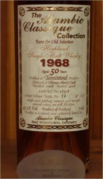 Alambic Classique - Rare + Old Tomintoul 50J 47.1%