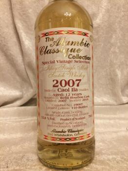 Alambic Classique - Caol Illa 2007 12J 53.8%