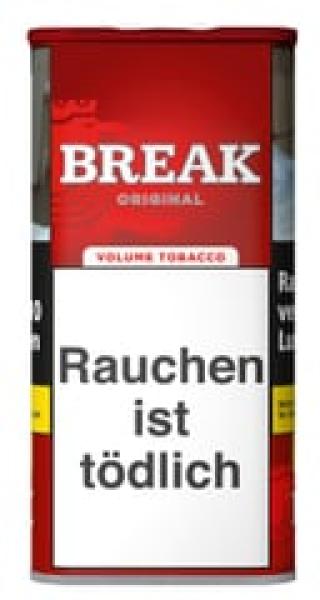 Break Volumen Tabak Rot 85g