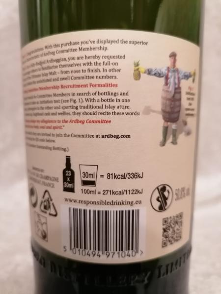 Ardbeg 8 Jahre 50,8%