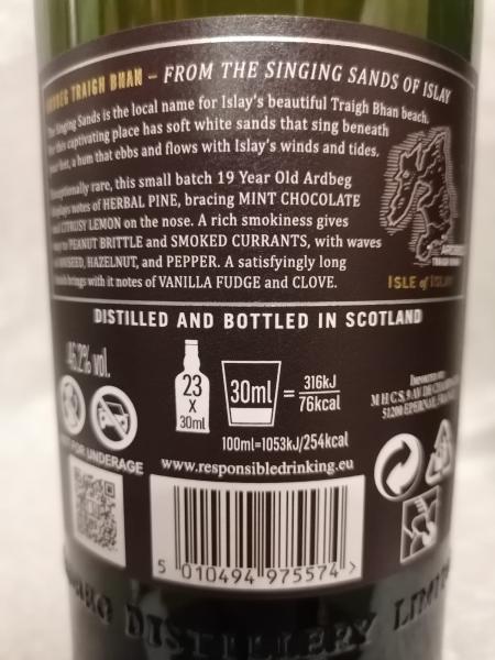 Ardbeg Traigh Bhan 19 Jahre