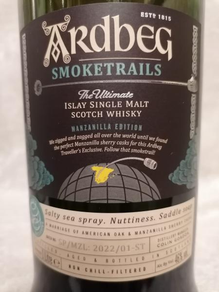 Ardbeg Smoketrails 46% Manzanilla Edition