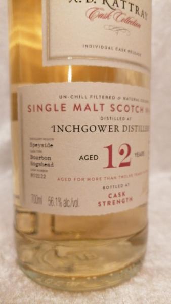 A.D. Rattray Inchgower 12J 56.1% 2009