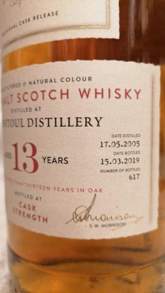 A.D. Rattray Tomintoul 13J 60% 2005