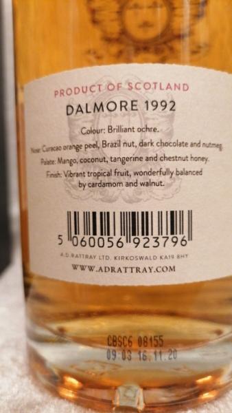 A.D. Rattray Dalmore 28J 45.1% 1992