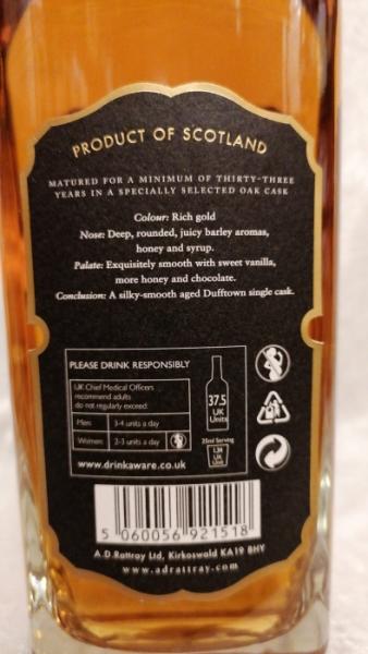A.D. Rattray Dufftown 33J 53.6% 1982