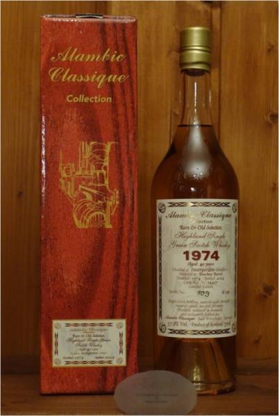 Alambic Classique - Rare + Old Invergordon 40J 57.8% 1974