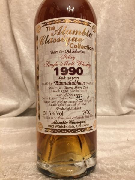 Alambic Classique - Rare + Old Bunnahabhain 1990 30J 58.6%