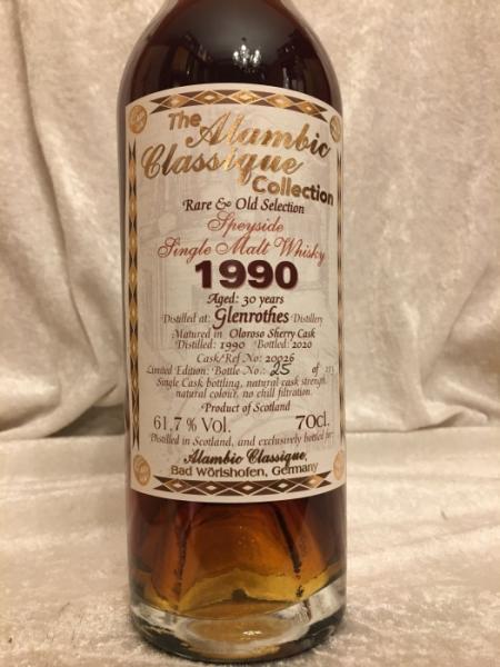 Alambic Classique - Rare + Old Glenrothes 1990 30J 61.7%