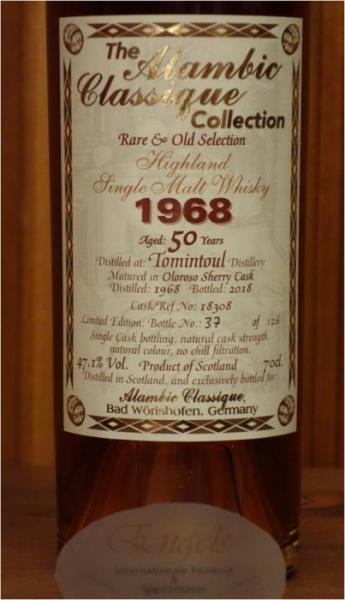 Alambic Classique - Rare + Old Tomintoul 50J 47.1%