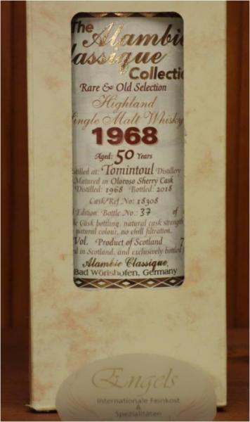 Alambic Classique - Rare + Old Tomintoul 50J 47.1%