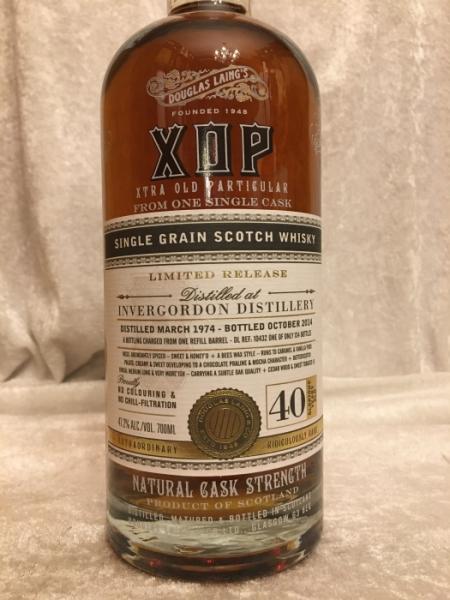 Douglas Laing´s XOP Invergordon 1974 40 Jahre 47,2%
