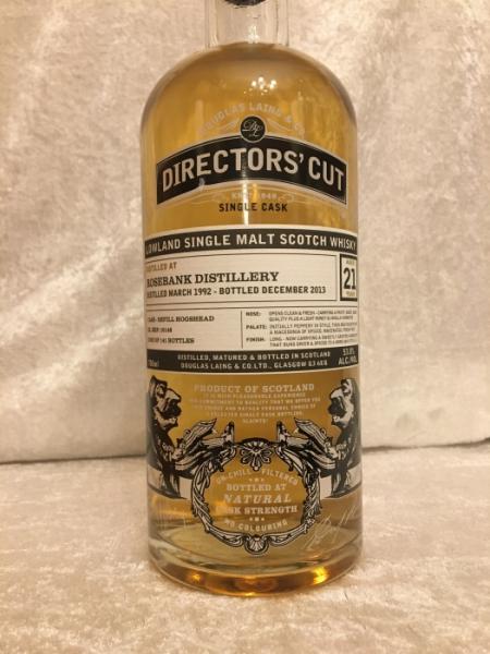 Douglas Laing´s Directors Cut Rosebank 1992 21 Jahre 53,8%