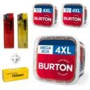3 x Burton Tabak Rot á 250g + Hülsen nach Wahl