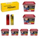 6 x Winston Volumen Tabak Rot á 115g + Hülsen nach Wahl