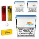 3 x Paramount Volumen Tabak Blau á 220g + Hülsen nach Wahl